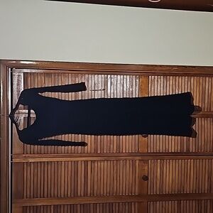 Black Long Lace Jump Dress